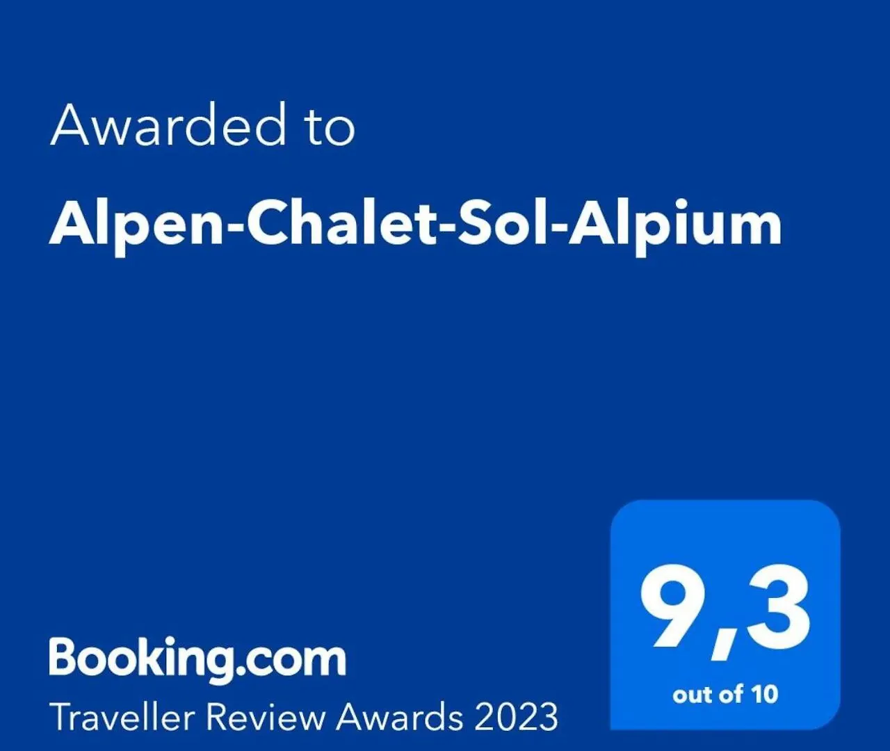 Alpen-Chalet-Sol-Alpium Reit im Winkl 0*,